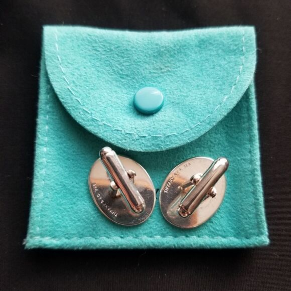 Tiffany & Co. Oval Cufflinks - Picture 3 of 6